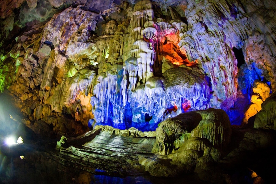 Cave in Halong bay